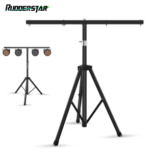 Stage Light Bracket Support DJ Lighting Adjustable Tripod Stand with Top T Bar for Par Lights Stage Lighting Fixture Disco Party